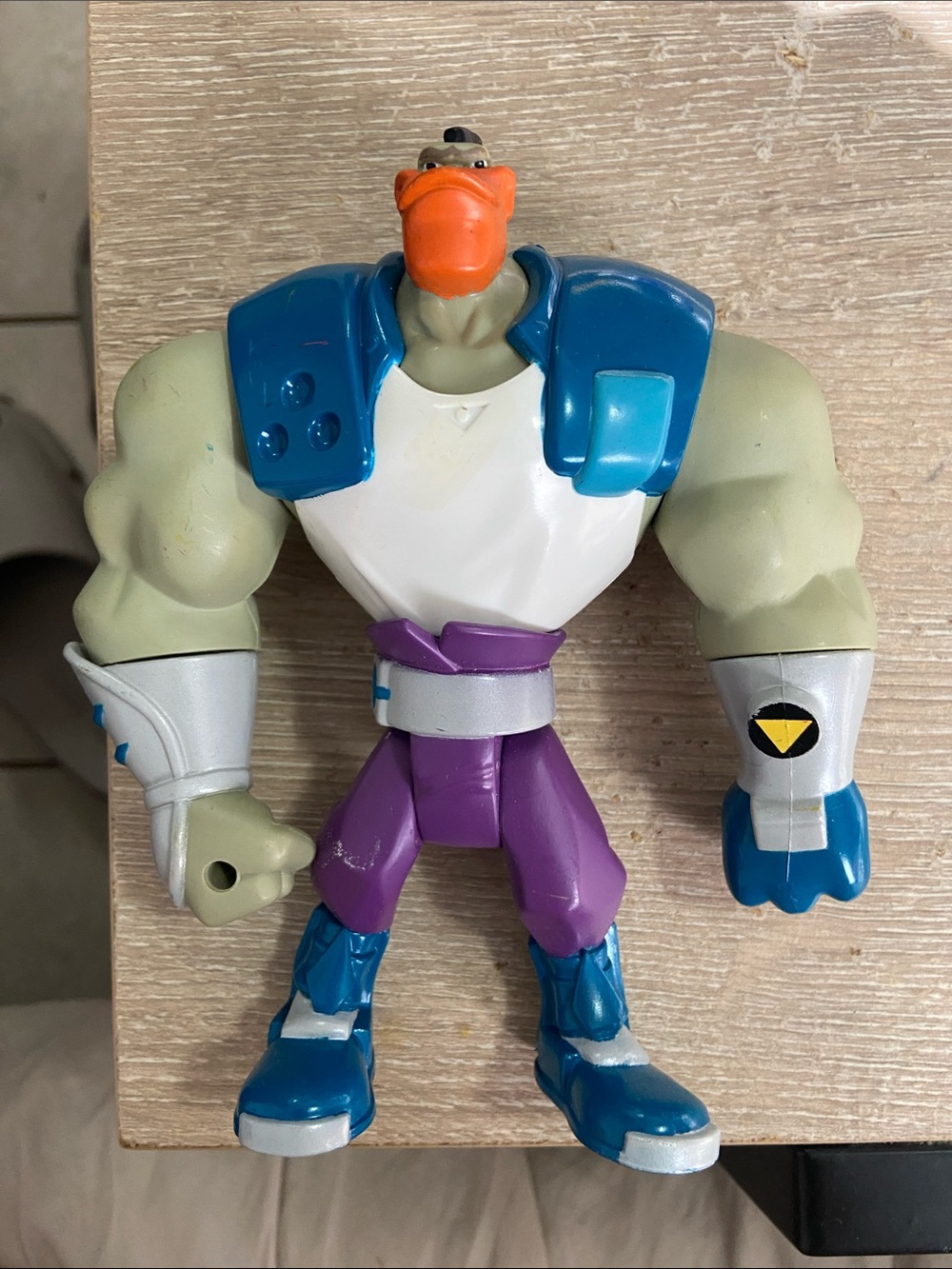 Disney Mighty Ducks Grin Figure Mattel Toy Combat Specialist 1996 Action Figure